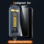 EGV 2-Pack Tempered Glass Screen Protector for Pixel 9