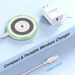 Pixel 9 Pro Wireless Charger with QC3.0 Adapter