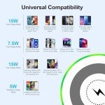 Pixel 9 Pro Wireless Charger with QC3.0 Adapter