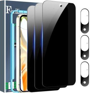 Ferilinso Privacy Screen Protector & Camera Lens Set
