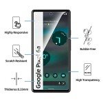 3 Pack Tempered Glass Screen Protector for Google Pixel 6a