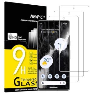3-Pack Tempered Glass Screen Protector for Google Pixel 7