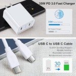 35W USB C Fast Charger for Google Pixel & Samsung