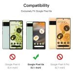 JETech Tempered Glass Screen Protector for Google Pixel 6a