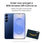 SAMSUNG Galaxy S25 Unlocked Smartphone with Gift Card