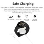 2-Pack USB-A & Type-C Charging Cables for Watches