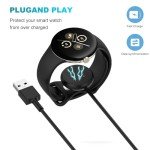 2-Pack USB-A & Type-C Charging Cables for Watches