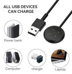 2-Pack USB-A & Type-C Charging Cables for Watches