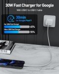 30W USB C Fast Charger for Google Pixel