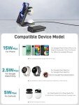 3-in-1 Wireless Charging Station for Google Pixel