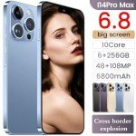 Slice Red I14 Pro Max Unlocked Smartphone 6.82" HD