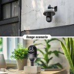 360° 2K Wi-Fi Light Bulb Security Camera