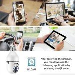 360° 1080P Wi-Fi E27 Bulb Security Camera