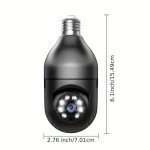 360° 2K Wi-Fi Light Bulb Security Camera