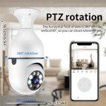 360° 1080P Wi-Fi E27 Bulb Security Camera