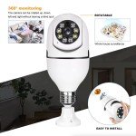 360° 1080P Wi-Fi E27 Bulb Security Camera
