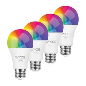 Wyze Color Smart Bulbs, 1100 Lumen, 4-Pack