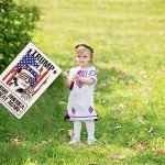 Jauageon Trump 2024 Garden Flag Take America Back Garden Flag MAGA Vertical Double Sided Rustic Farmland Burlap Yard Lawn Outdoor Decor 12.5x18"