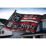FULAISMGS We The People 1776 Flag 3x5 Outdoor Betsy Ross 13 Star American Constitution Flags Indoor Garden Decoration with 2 Grommets