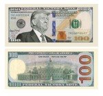 American Art Classics Donald Trump 100.00 Victory Limited Edition Novelty Dollar Bill - Pack of 50 - Full Color Front & Back Printing with Great Detail. Make America Great Again.