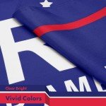 G128 Trump Inauguration Day Keep America Great Blue Flag Flag | 3x5 Ft | LiteWeave Pro Series Printed 150D Polyester | Election Flag, Indoor/Outdoor