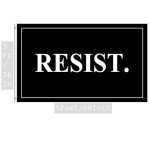 Anti Trump Black Resist Flag 3x5 Feet
