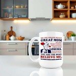 Hogg Best Mom Mug, Donald Trump Coffee Mug, Funny Trump Gifts for Mother's Day, Worlds Best Mom Coffee Cup, Mother's Day Cup, Ceramic 15 oz