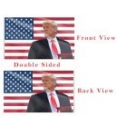 Trump 2024 Flag 3x5 Outdoor Double Sided Donald Trump Flags Heavy Duty 3 ply Support for President with 2 Brass Grommets