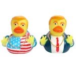 ERBIQ 2Pack Donald Trump Duck, Funny Trump Ducks for Geeps, Rubber Duck Bath Toys , Car Dashboard Decorations, Trump Gifts