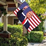 NASIAN Trump President Flag Trump 2025 Flag 3x5 Ft Outdoor Funny Donald Trump Flags for Outside Double Sided Yard Bedroom Room House Decorations Banner