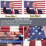 NASIAN Trump President Flag Trump 2025 Flag 3x5 Ft Outdoor Funny Donald Trump Flags for Outside Double Sided Yard Bedroom Room House Decorations Banner
