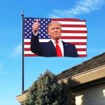 NASIAN Trump President Flag Trump 2025 Flag 3x5 Ft Outdoor Funny Donald Trump Flags for Outside Double Sided Yard Bedroom Room House Decorations Banner