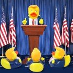 12 Pcs Donald Trump Rubber Ducks, Funny Trump Duckies, President Memorial and Patriotic Theme Baby Bath Toy, Jeep Ducking Gifts for Kids Adults, Car Dashboard Decorations, Summer Party Favor