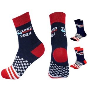 Trump MAGA Socks, Funny President 2024 Patriotic Socks to Wear with Trump shoes, Donald Trump Gag Gifts For Men Women,Trump Merchandise, Trump Was Right About Everything