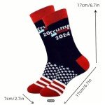 Trump MAGA Socks, Funny President 2024 Patriotic Socks to Wear with Trump shoes, Donald Trump Gag Gifts For Men Women,Trump Merchandise, Trump Was Right About Everything