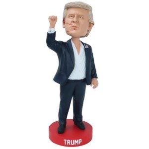 Diamond In The Rough Trump Bobblehead - 8 Inch Trump Keep Fighting Fist Pump Bobblehead Merchandise | Trump Bobble Head 2024 | Funny Trump Gifts for Trump Fans | Trump Fight Figure | Trump Merch 2024