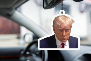 Donald Trump Car Air Freshner - Pack Of 3 Different Scents - Jail Mugshot