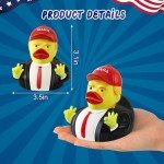 Large Donald Trump Rubber Duck, 3.5 Inch for Jeep Ducking, Bath Toy for Election, 2025 Gifts for Kids Adults, Car Dashboard Decorations