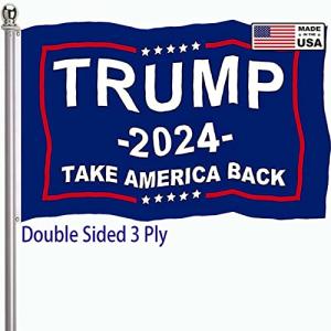 Trump 2024 Double-Sided Outdoor Flag - 3x5 ft