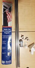 6' Aluminum Flagpole with Bracket & Ornament
