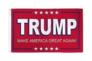 Donald Trump Red Flag 3x5 Ft with Grommets