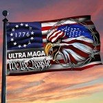 We The People 1776 Ultra MAGA Eagle Flag