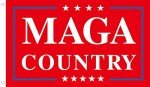 MAGA Country Flag – Trump 2024 Banner - 3x5 Ft