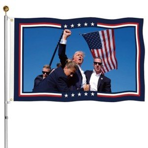 Durable 3x5 Double-Sided Trump Flag for Outdoors