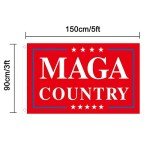 MAGA Country Flag – Trump 2024 Banner - 3x5 Ft