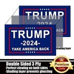 Trump 2024 Double-Sided Outdoor Flag - 3x5 ft