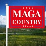 MAGA Country Flag – Trump 2024 Banner - 3x5 Ft