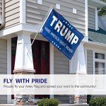 Anley 2-Pack 3x5 Foot Trump Flags