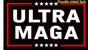 Double-Sided MAGA Flags 3x5 Ft - Trump 2024