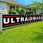 Ultra MAGA Trump Flag Banner for 2024 Election